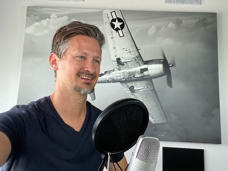 Danny Johnson recording the Flipping Junkie Podcast Danny Johnson recording the Flipping Junkie Podcast